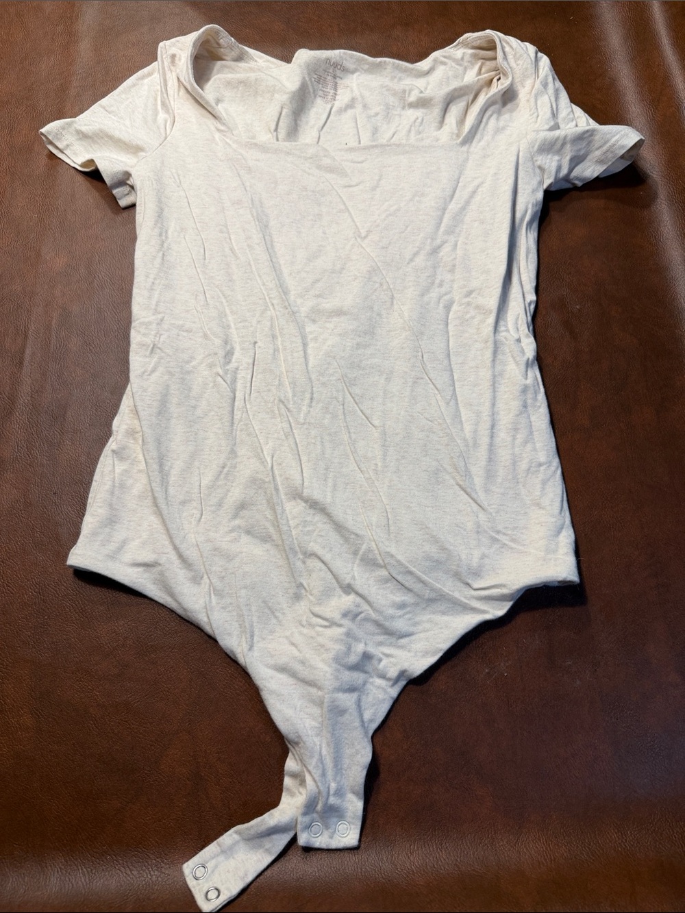 Nuuds square neck bodysuit